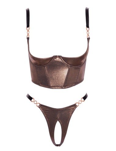 Ensemble bustier ouvert Abierta Fina | Rosélyse Lingerie