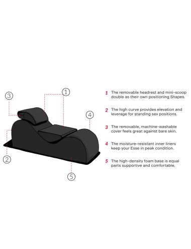 ESSE LOUNGER TANTRA NOIR LIBERATOR