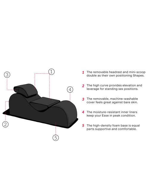 ESSE LOUNGER TANTRA NOIR LIBERATOR
