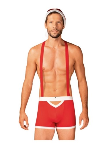 Costume Mr Claus rouge Obsessive – Séduction Festive