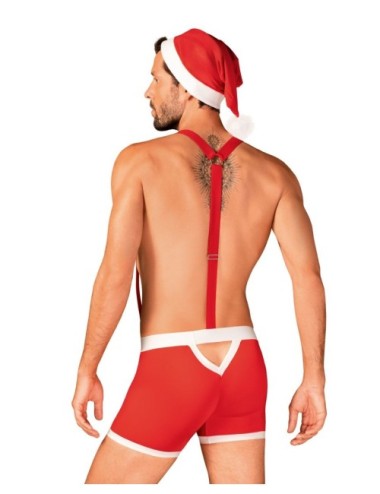 Costume Mr Claus rouge Obsessive – Séduction Festive