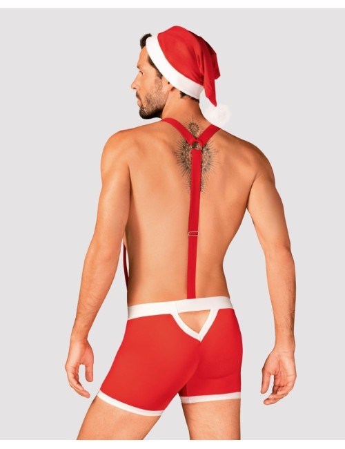 Costume Mr Claus rouge Obsessive – Séduction Festive