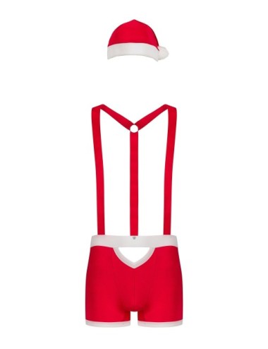 Costume Mr Claus rouge Obsessive – Séduction Festive