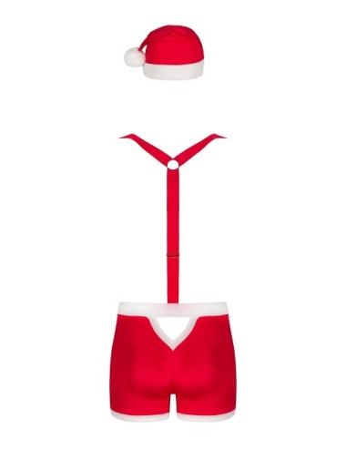 Costume Mr Claus rouge Obsessive – Séduction Festive