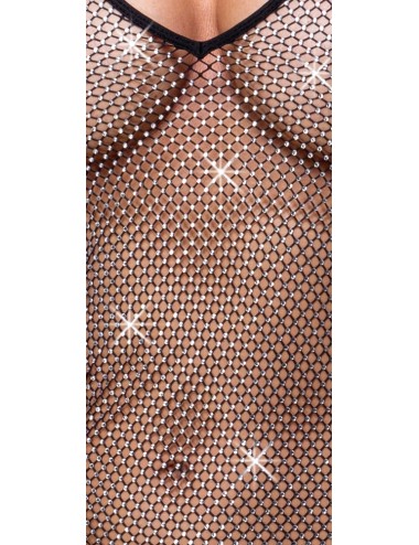 Mini robe maille et strass - Cottelli PARTY