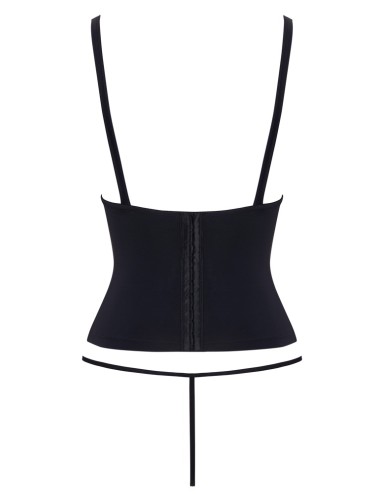 Ensemble corset seins nus noir - Cottelli PARTY