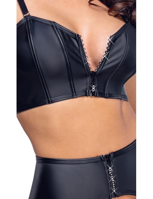 Ensemble lingerie 3 pièces avec porte-jarretelles - Cottelli PARTY