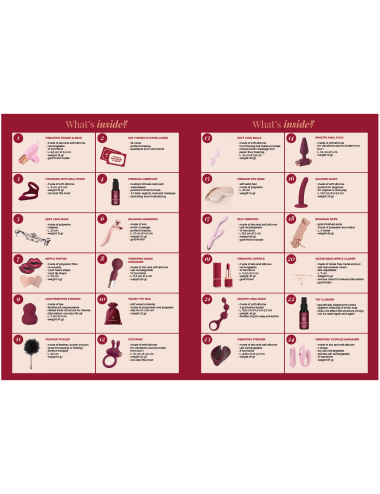 CALENDRIER DE L'AVENT SEXY LOVE