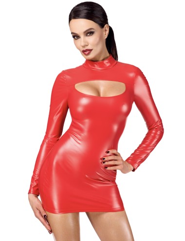 Mini robe Bombshell F367 - Noir Handmade