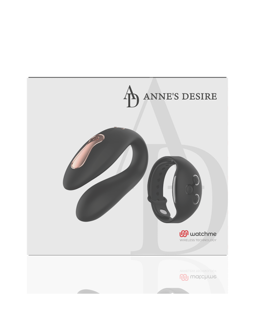 ANNES DESIRE - DUAL PLEASURE TECNOLOG A WATCHME NOIR