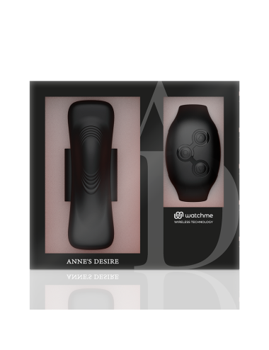 ANNES DESIRE - PANTY PLEASURE TECHNOLOGIE SANS FIL WATCHME NOIR