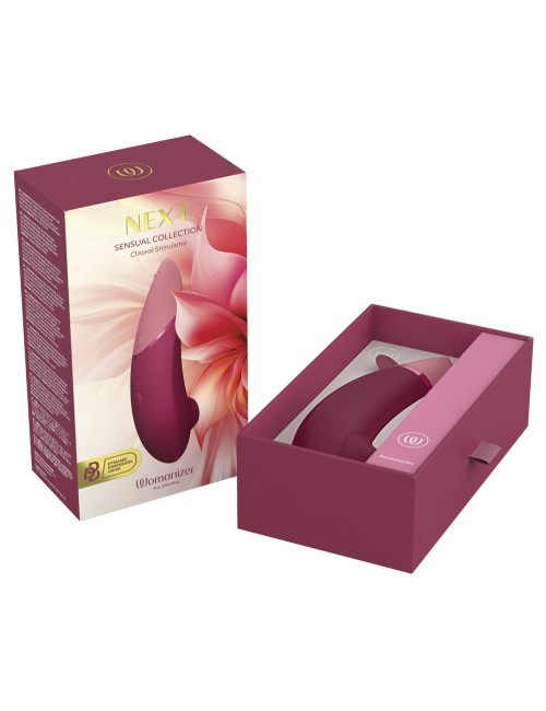 NEXT Sensual Collection- Womanizer - Rouge – Stimulateur Air Pulsé Luxe