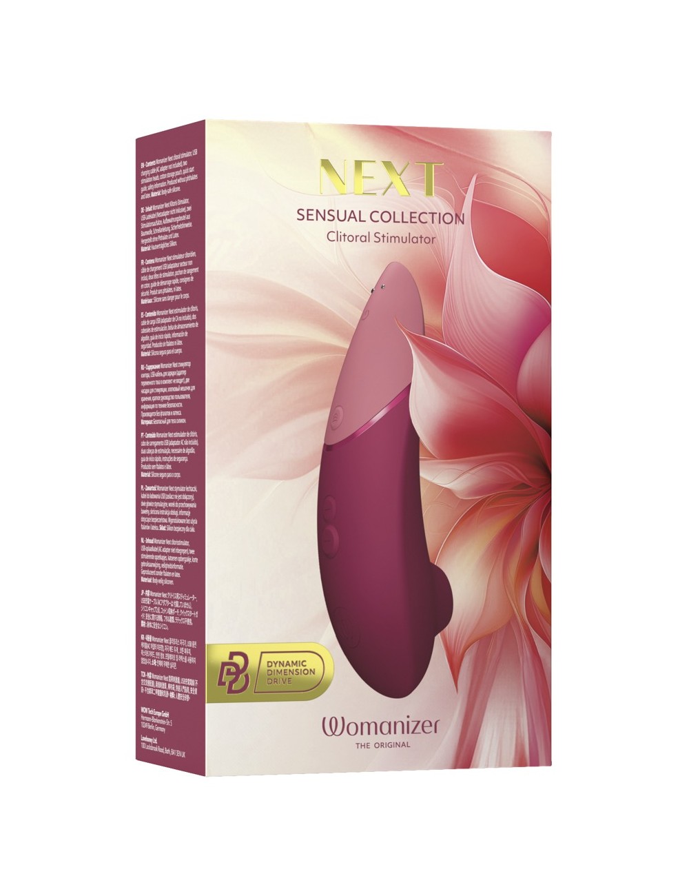 NEXT Sensual Collection- Womanizer - Rouge – Stimulateur Air Pulsé Luxe