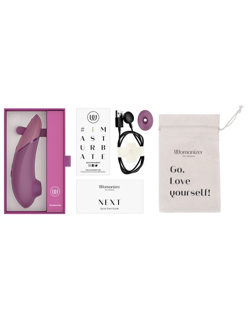 NEXT Sensual Collection - Womanizer - Rose – Stimulateur Air Pulsé Luxe
