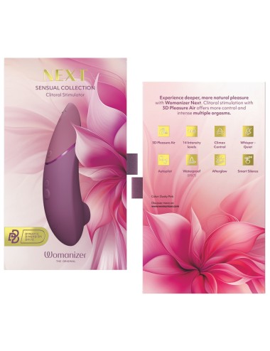 NEXT Sensual Collection - Womanizer - Rose – Stimulateur Air Pulsé Luxe