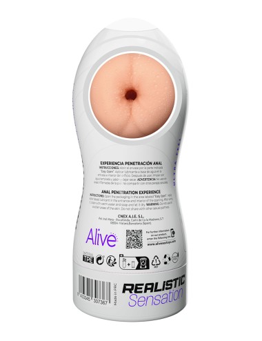 Masturbateur Maxi Flex Anal Experience - Alive