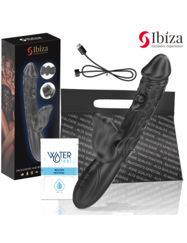 IBIZA - VIBRATEUR ET STIMULATEUR DE CLITORIS AVEC EFFET DE MORDRE ET DE ROTATION