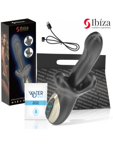 IBIZA - VIBRATEUR PUISSANT AVEC EFFET DE POUSSÉE ET DE MORSURE