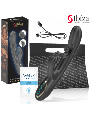 IBIZA - VIBRATEUR RABBIT PUISSANT AVEC PERLE ROULANTE MASSANTE