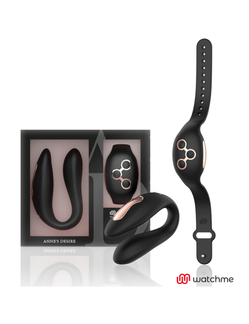 ANNES DESIRE - DUAL PLEASURE TECNOLOG A WATCHME NOIR/OR