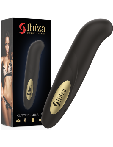IBIZA - STIMULATEUR DE CLITORIS CHARGEUR USB 10 MODES DE VIBRATION DORÉ 13 X 2,9