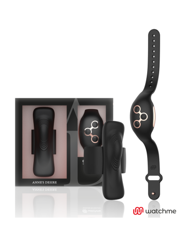 ANNES DESIRE - PANTY PLEASURE TECNOLOG A WATCHME NOIR/OR