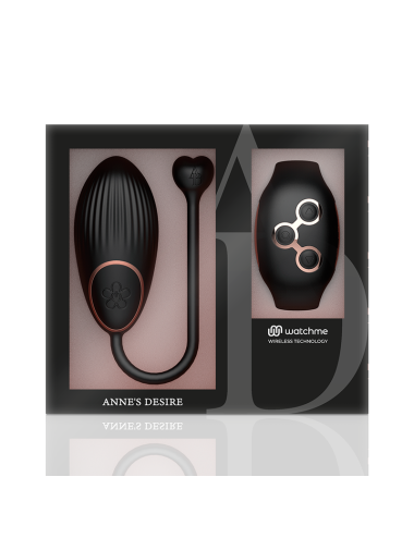 ANNES DESIRE - EGG TECHNOLOGIE DE TÉLÉCOMMANDE WATCHME NOIR/OR