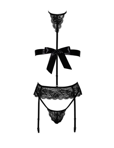Ensemble Bondage Black Set 4 pièces Kiss 244 - Kissable