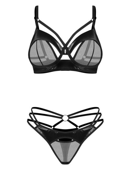 Ensemble sexy noir Dominna Obsessive – Pouvoir & séduction