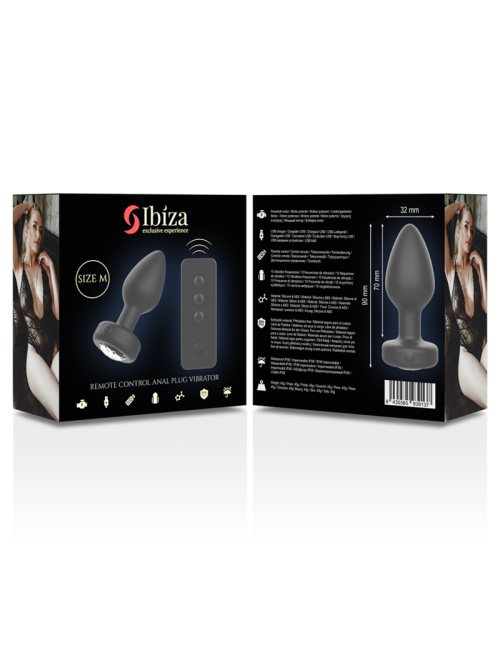 IBIZA - PRISE ANAL TÉLÉCOMMANDE TAILLE M